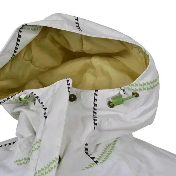 Columbia Ski Jacket Convert Snowboarding White Hood Size Medium - Picture 6 of 14